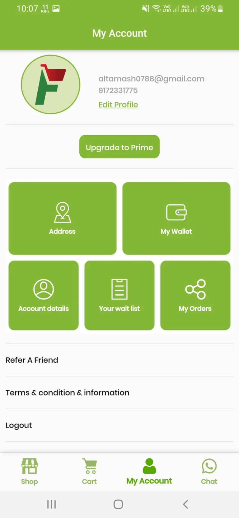 My Account