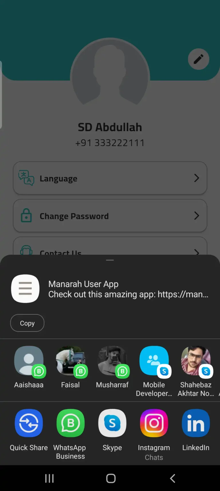 Share app