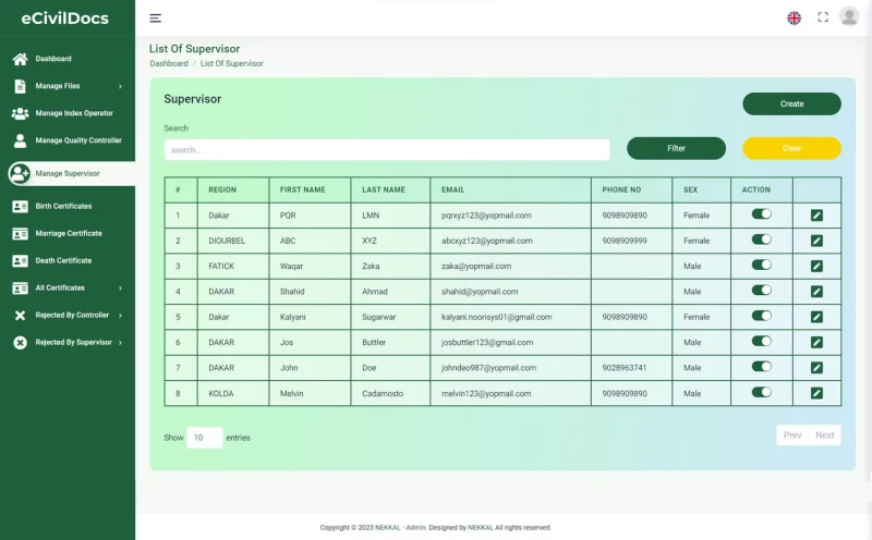 Manage quality controller