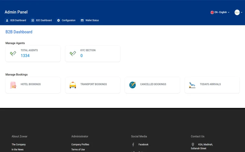 B2B DashBoard