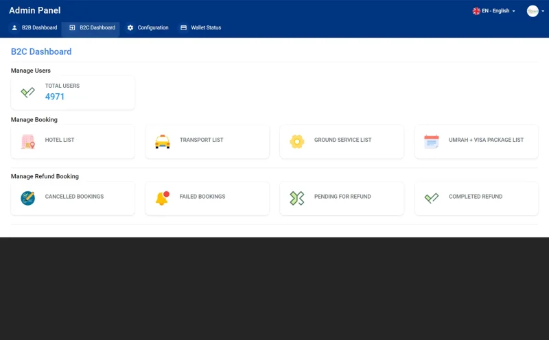 B2C DashBoard