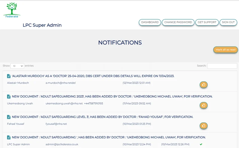Notifications