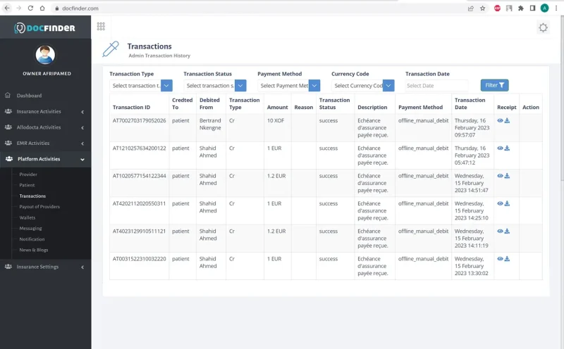 Platform Activities