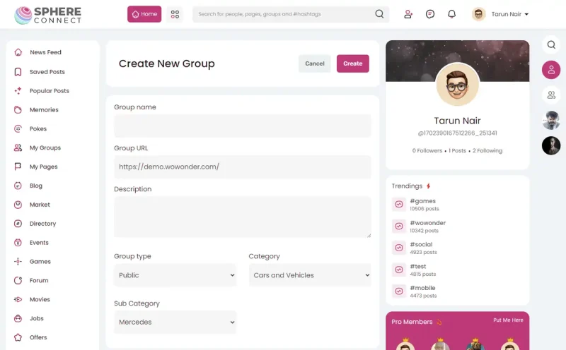 Create Group